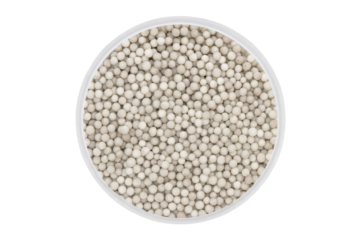 Matte Grey Nonpareils 30g - Iconic Sprinkles