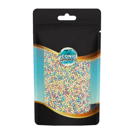 Matte Pastel Nonpareils 30g - Iconic Sprinkles