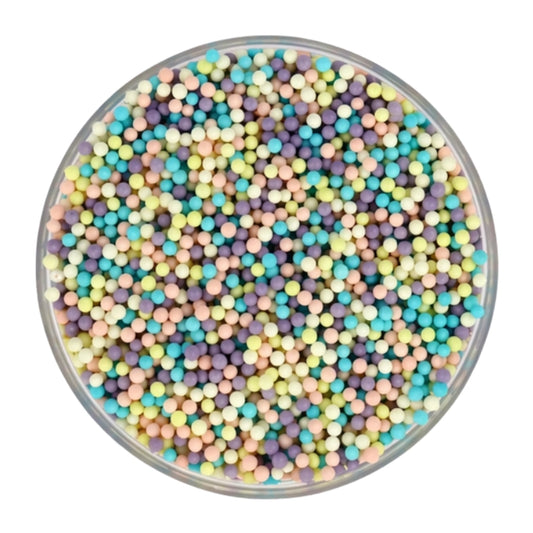 Matte Pastel Nonpareils 100g - Iconic Sprinkles