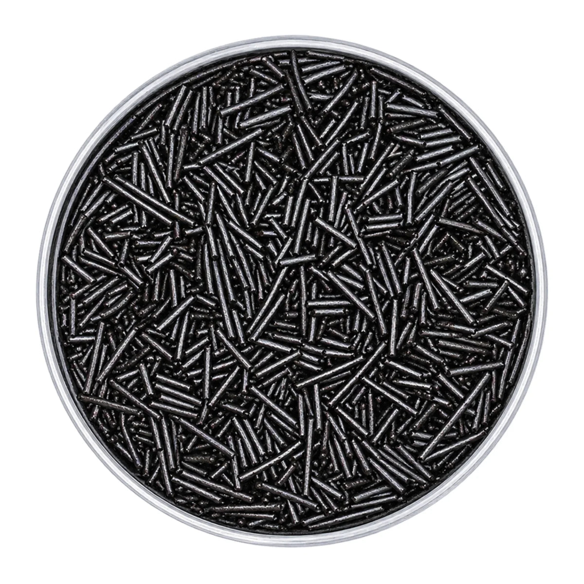 Black Pearl Nonpareils 100g - Iconic Sprinkles
