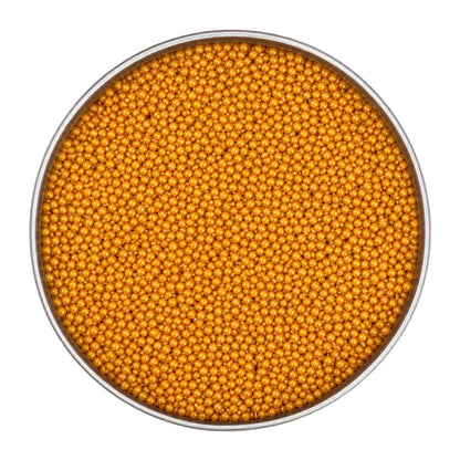 Gold Pearl Nonpareils 100g - Iconic Sprinkles