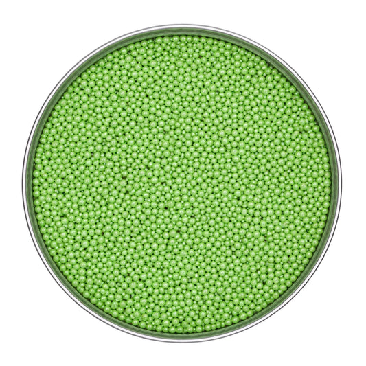 Green Pearl Nonpareils 100g - Iconic Sprinkles