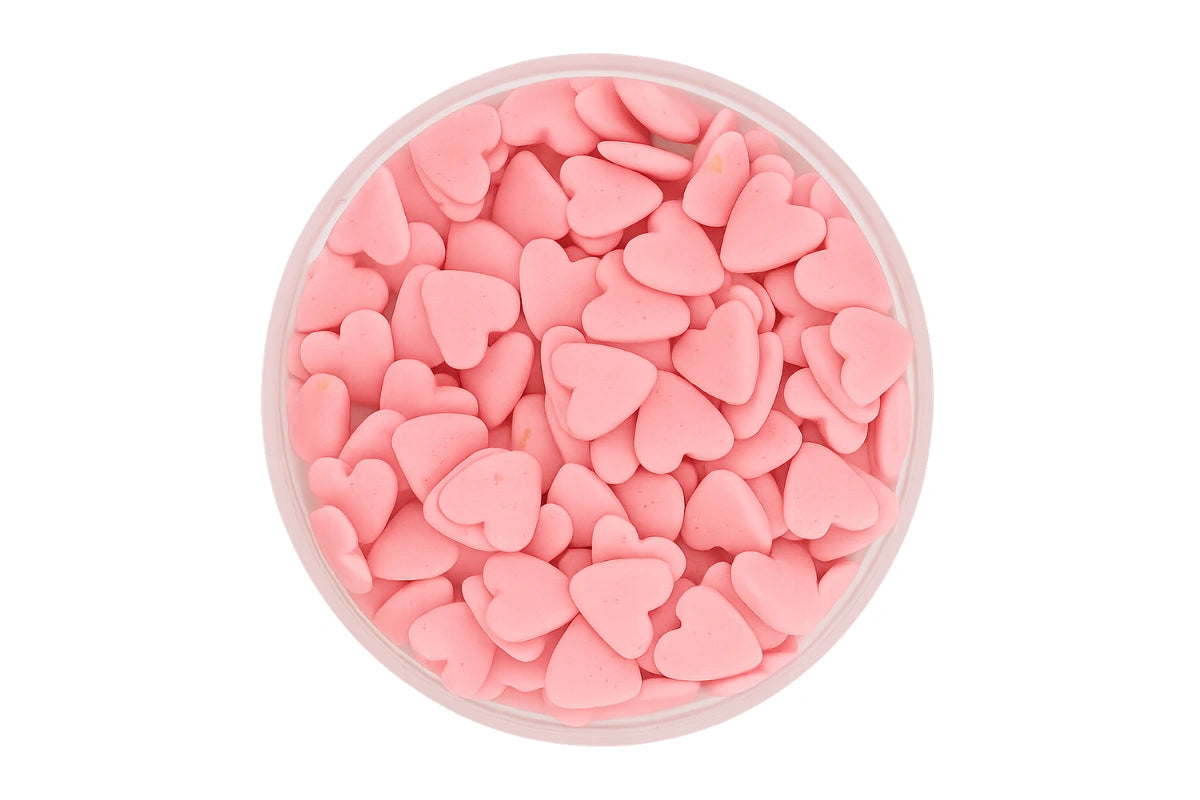 Pink Heart Confetti 30g - Iconic Sprinkles