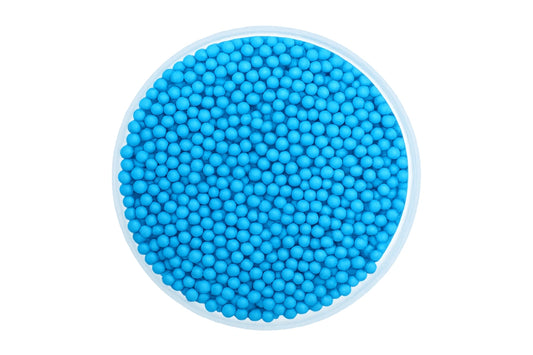 Light Blue Shiny Nonpareils 30g - Iconic Sprinkles