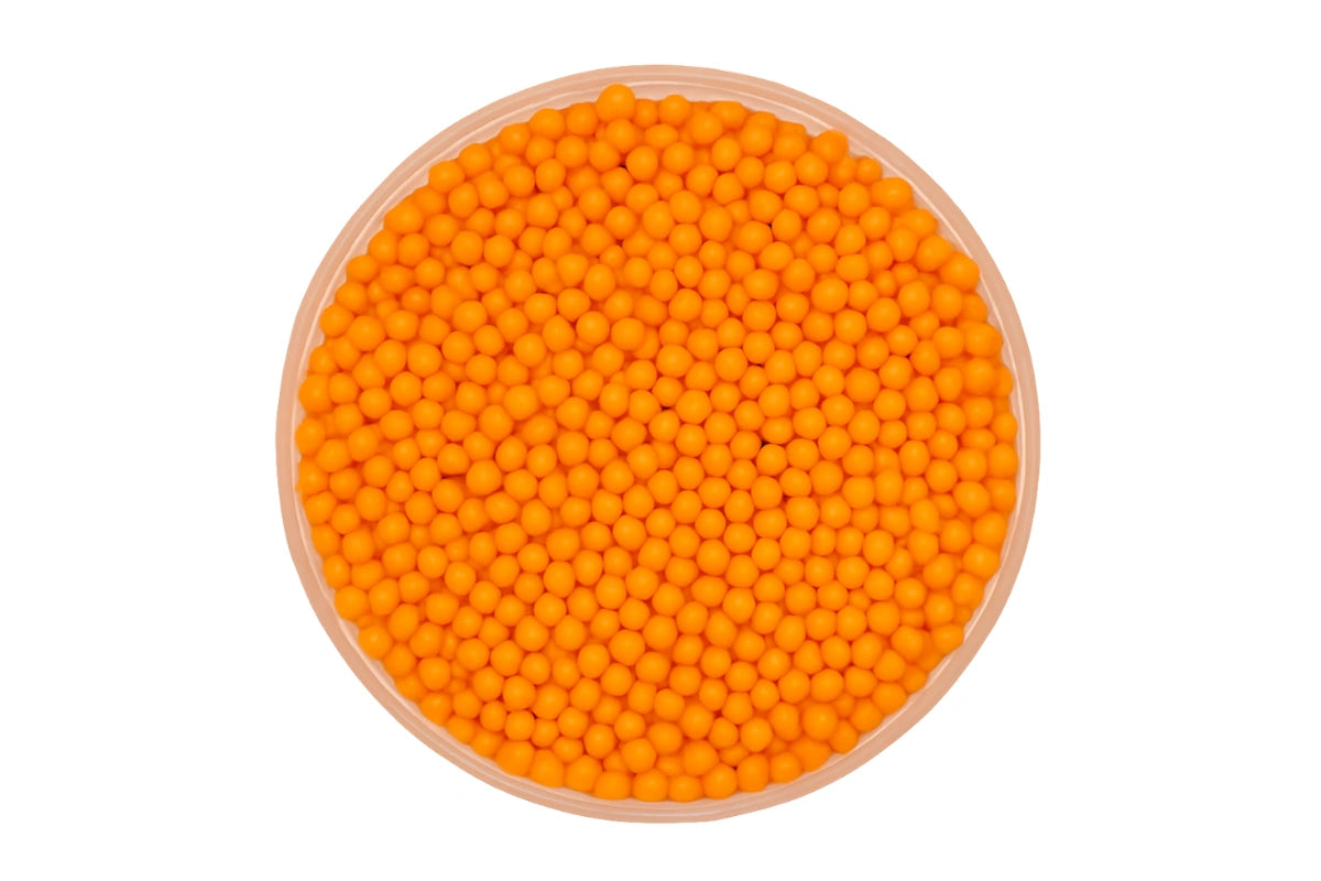 Orange Shiny Nonpareils 30g - Iconic Sprinkles