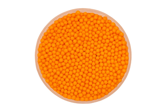 Orange Shiny Nonpareils 100g - Iconic Sprinkles