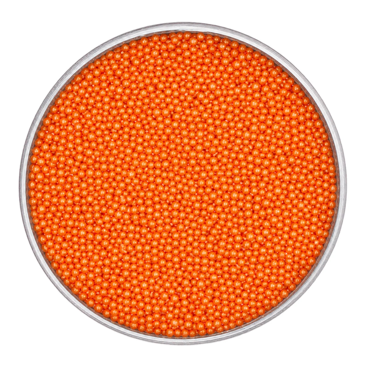 Orange Pearl Nonpareils 100g - Iconic Sprinkles