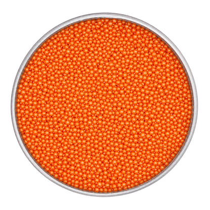 Orange Pearl Nonpareils 100g - Iconic Sprinkles