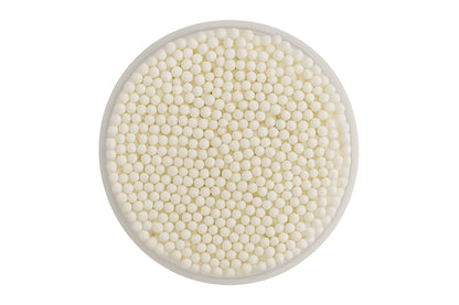 White Shiny Nonpareils 100g - Iconic Sprinkles