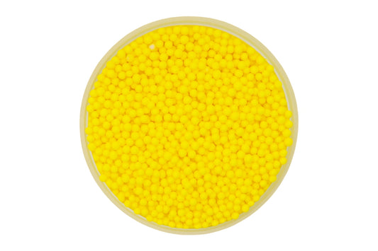 Yellow Shiny Nonpareils 30g - Iconic Sprinkles