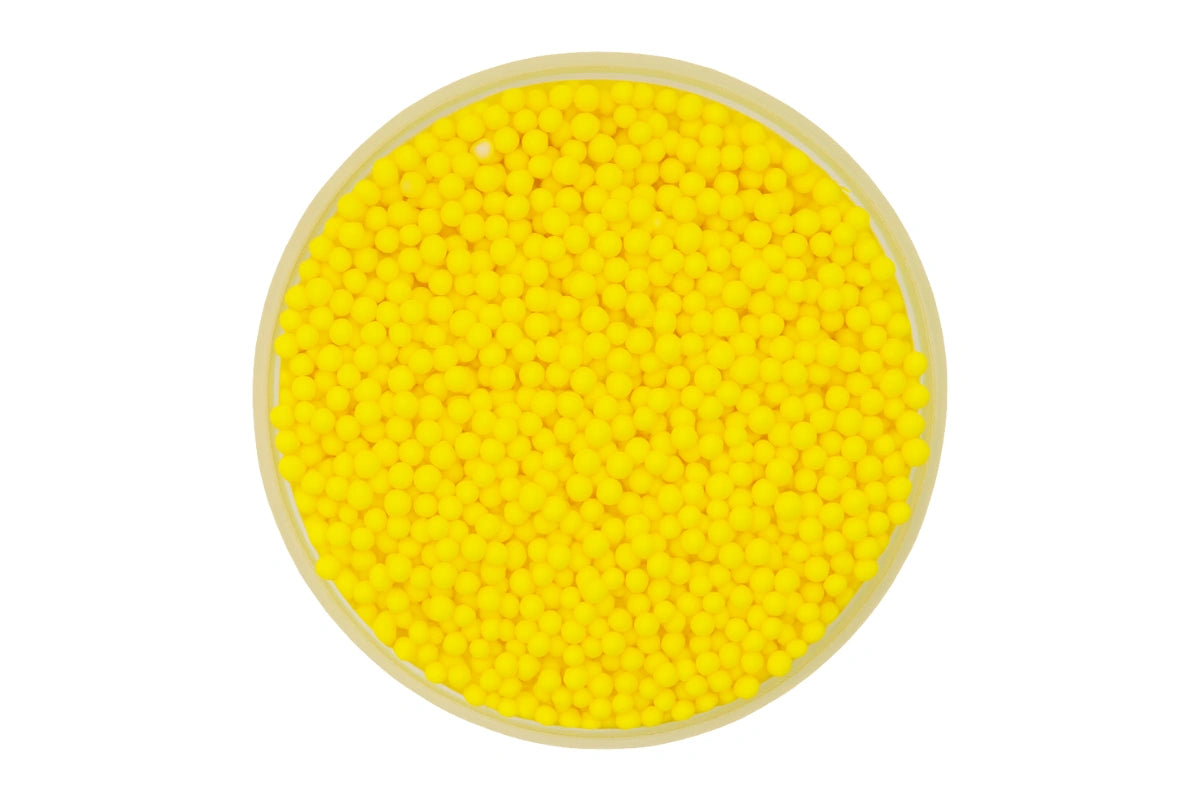 Yellow Shiny Nonpareils 100g - Iconic Sprinkles
