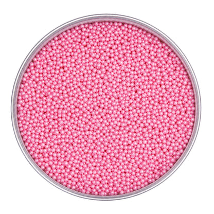 Pink Pearl Nonpareils 100g - Iconic Sprinkles