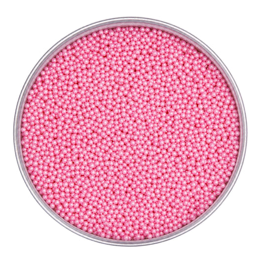 Pink Pearl Nonpareils 100g - Iconic Sprinkles