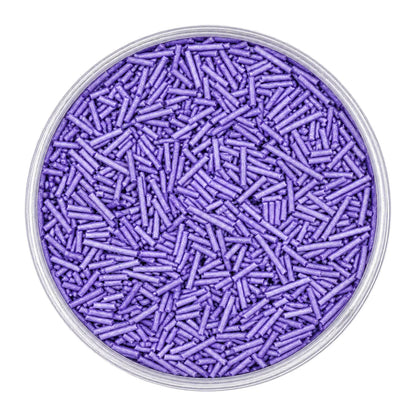 Purple Pearl Jimmies 75g - Iconic Sprinkles