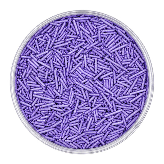 Purple Pearl Jimmies 75g - Iconic Sprinkles