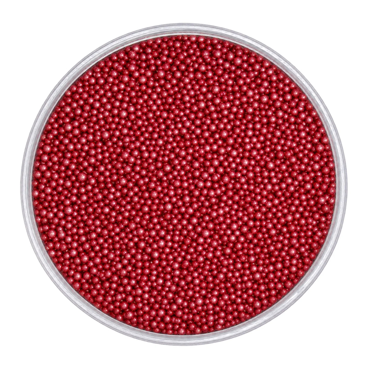 Red Pearl Nonpareils 100g - Iconic Sprinkles