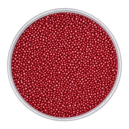 Red Pearl Nonpareils 100g - Iconic Sprinkles