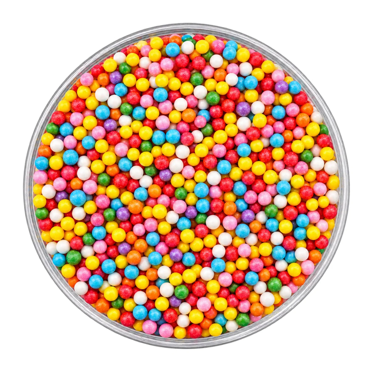 Rainbow Pearl Nonpareils 100g - Iconic Sprinkles