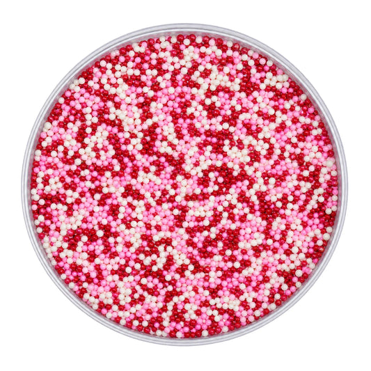 Pearl Valentine Nonpareils 75g - Iconic Sprinkles