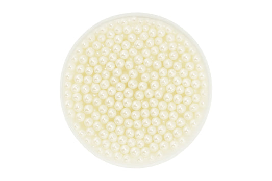 White 4mm Pearl Cachous 30g - Iconic Sprinkles
