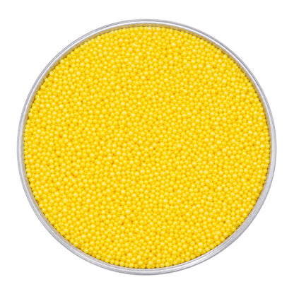 Yellow Pearl Nonpareils 100g - Iconic Sprinkles