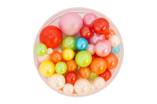 Rainbow Shiny Pearls 100g - Iconic Sprinkles