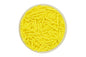 Yellow Shiny Jimmies 100g - Iconic Sprinkles