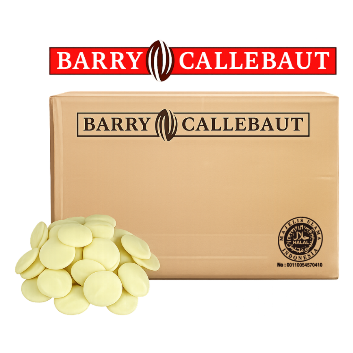 Chocolate White Compound Callets 15kg - Barry Callebaut