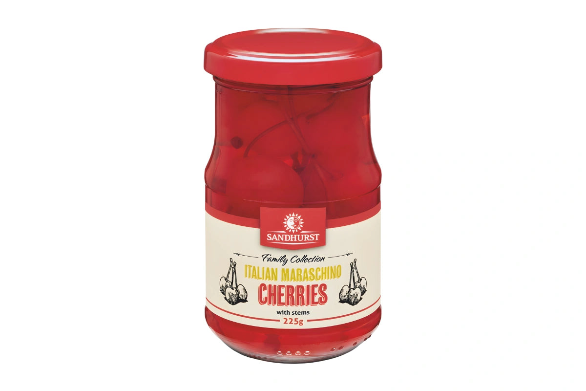 Italian Maraschino Cherries 225g - Sandhurst
