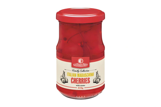 Italian Maraschino Cherries 225g - Sandhurst