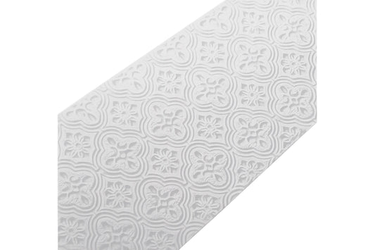 Wraparound Cake Impression Mat Carolines Sugar Art - 39inx8.5in Italian Tile