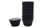 250 pcs 55mm x 50mm Black Jumbo Muffin Cases Greaseproof - Iconic Cake Art