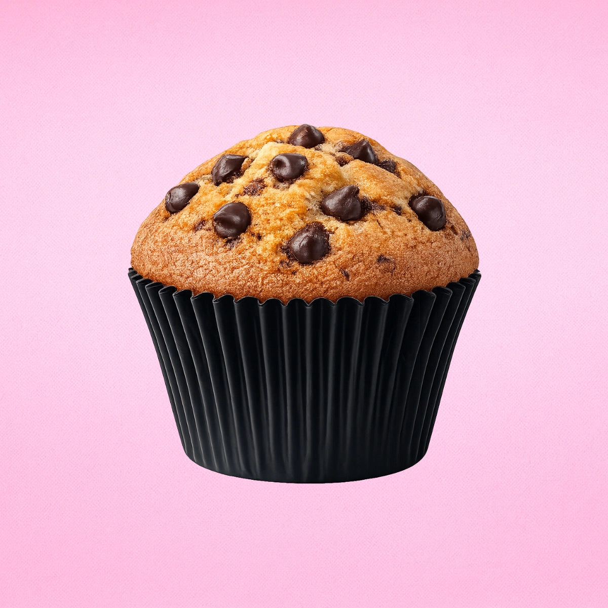 250 pcs 55mm x 50mm Black Jumbo Muffin Cases Greaseproof - Iconic Cake Art