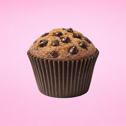 250 pcs 55mm x 50mm Brown Jumbo Muffin Cases Greaseproof - Iconic Cake Art