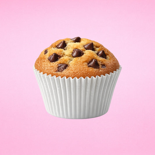 250 pcs 55mm x 50mm White Jumbo Muffin Cases Greaseproof - Iconic Cake Art