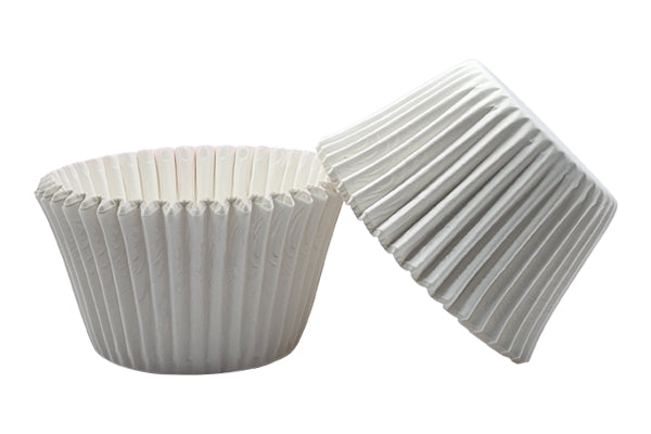 White Greaseproof Jumbo Muffin Cases 55mm - Iconic Cake Art
