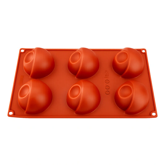 Fancy Ball 6 Cavity Silicone Chocolate Mould - Iconic Cake Art