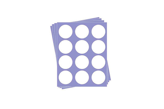 2" Round Frosting Shee Circles (24 Sheet Per Pack) Edible Photo Printing Sheets Ts 2.13"(24 S 2 Inch - Kopykake