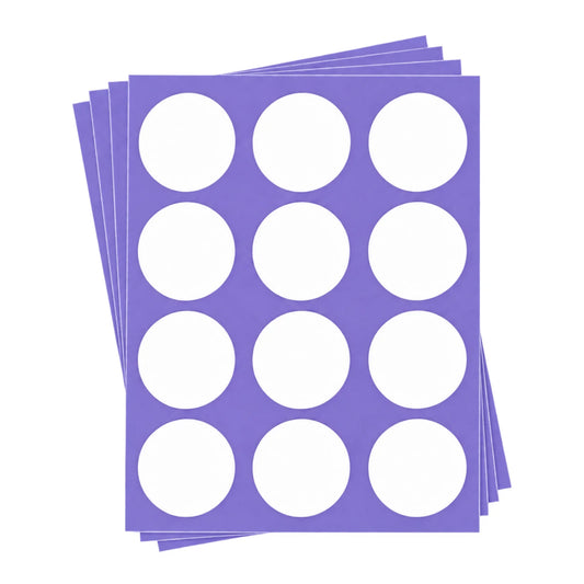 2" Round Frosting Shee Circles (24 Sheet Per Pack) Edible Photo Printing Sheets Ts 2.13"(24 S 2 Inch - Kopykake