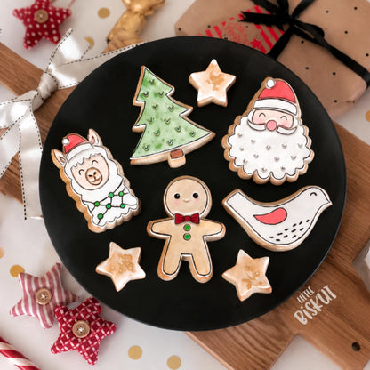Christmas Tree Stamp and Cutter Set - Little Biskut