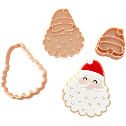 Santa Stamp and Cutter Set - Little Biskut
