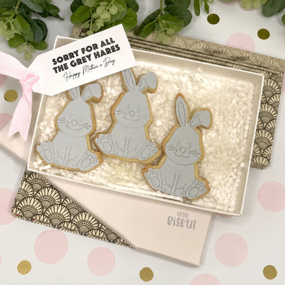 Cute Bunny Cutter and Embosser Set - Little Biskut