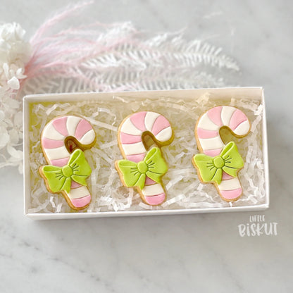 Mini Candy Cane Cutter and Embosser Set - Little Biskut