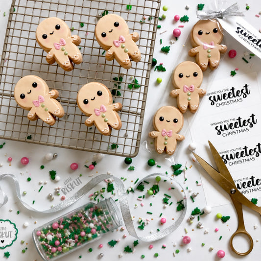 Mini Gingerbread Man Cutter and 3D Embosser Set - Little Biskut