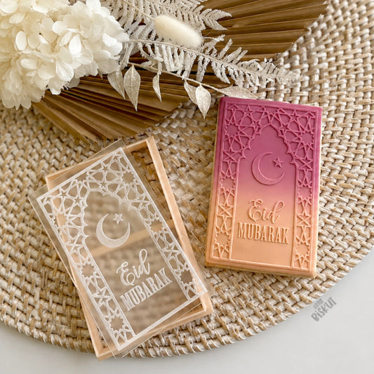 Eid Mubarak Door Cutter and Debosser Set ( Level Up!) - Little Biskut