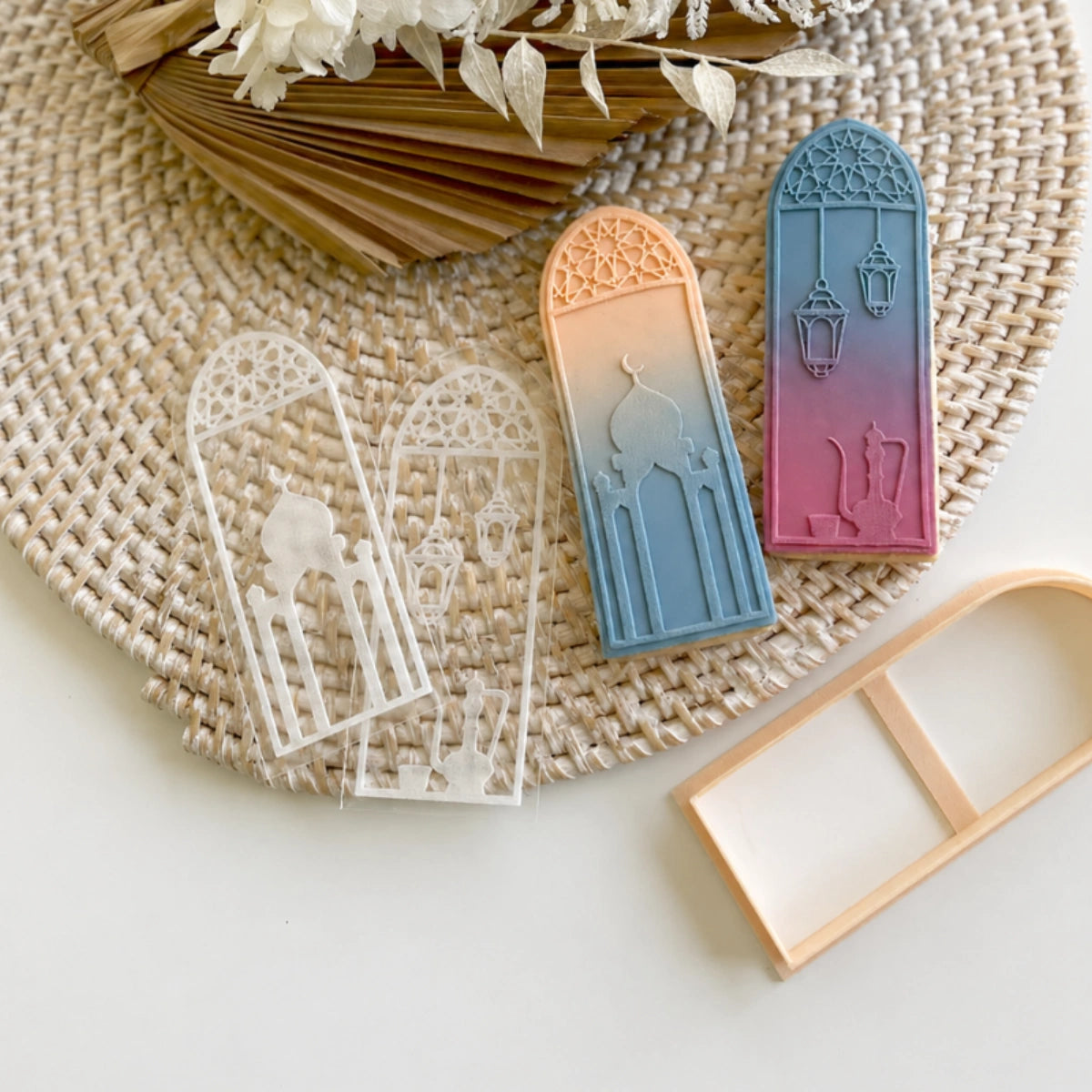 Eid Mosque and Iftar Window Cutter and Debosser Set ( Level Up!) - Little Biskut