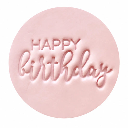Happy Birthday Embosser - Little Biskut