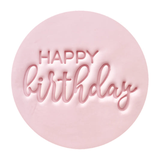 Happy Birthday Embosser - Little Biskut