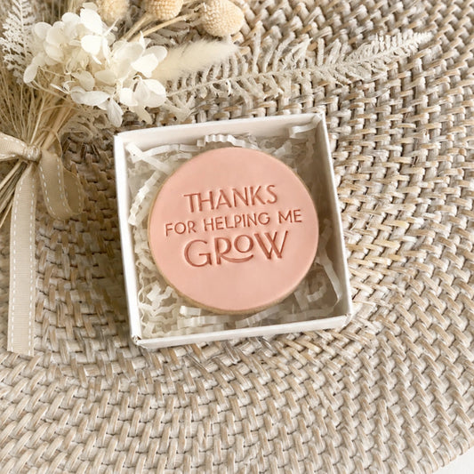 Thanks for Helping Me Grow Embosser - Little Biskut