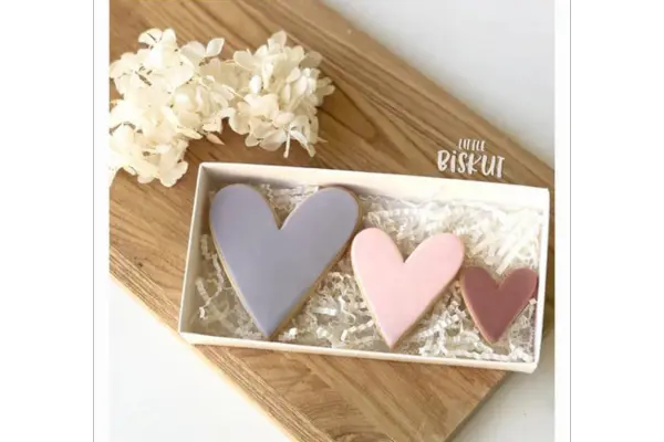 Heart Cutter Triple Set - Little Biskut